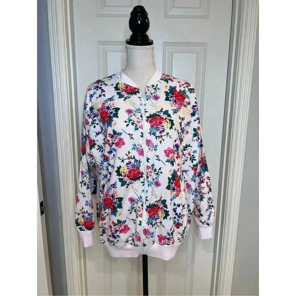 Bridge Gate long sleeve MCM Vintage liberty‎ floral zipper Jack size Medium